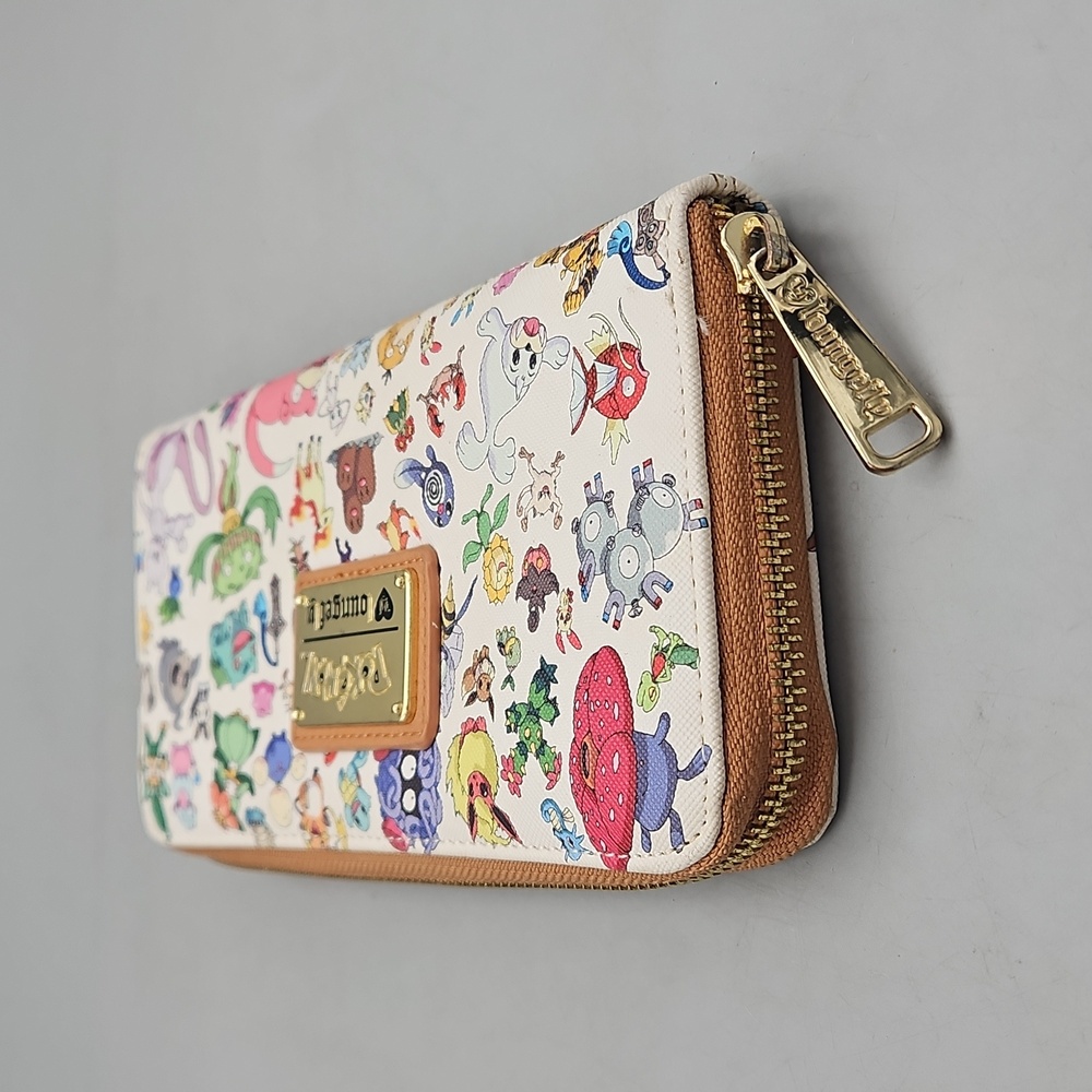 Loungefly Pokemon 151 Zip Wallet Rare ! Loungefly Rare Pokemon Wallet Flawed - Picture 2 of 11